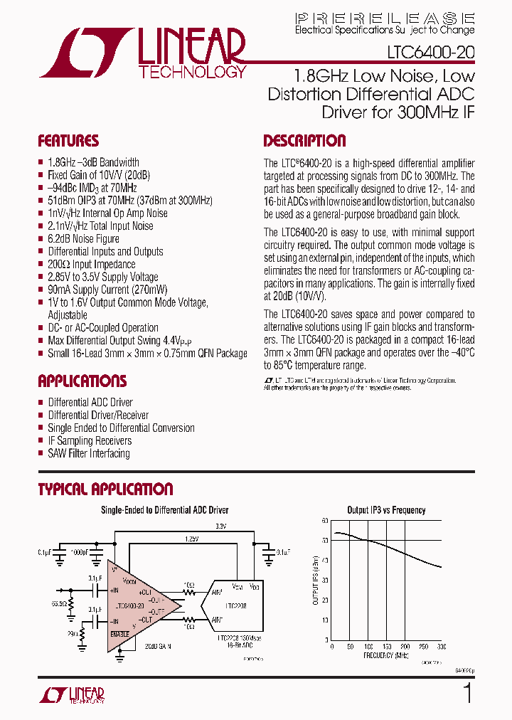 LINEARTECHNOLOGYCORP-TC6400IUD-20TRPBF_6867258.PDF Datasheet