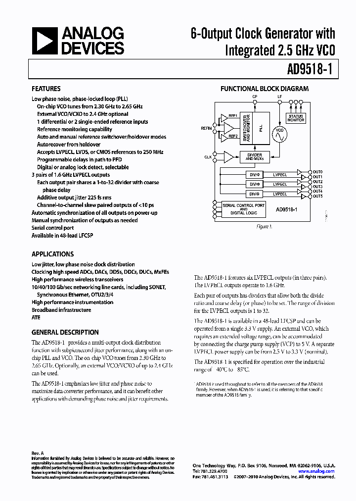 AD9518-1ABCPZ_6869167.PDF Datasheet