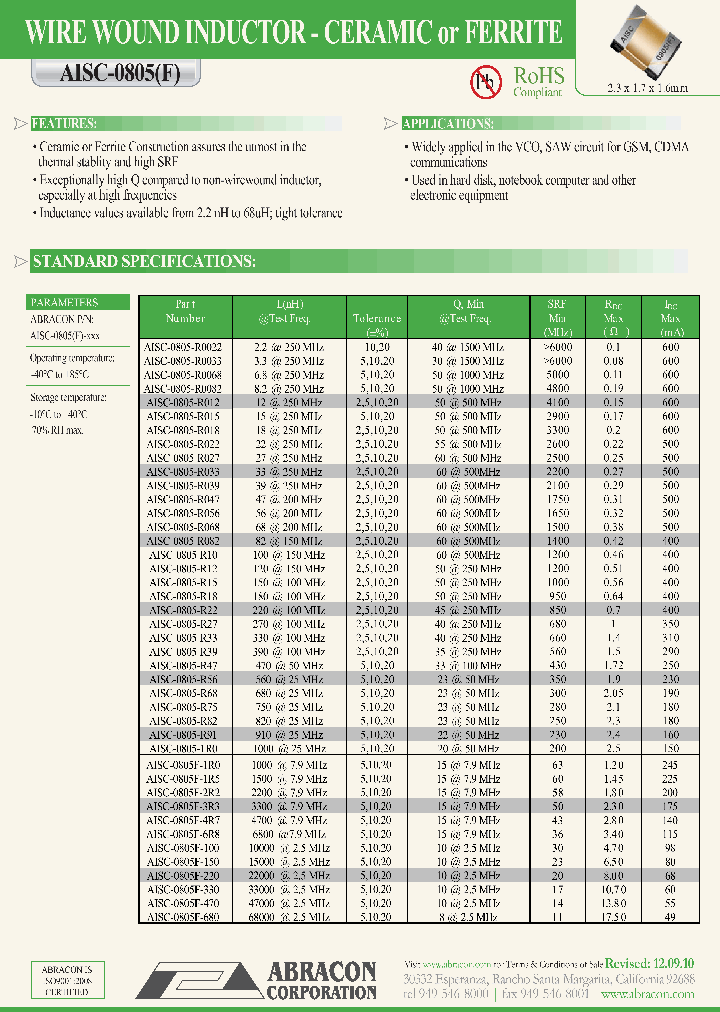 AISC-0805-R47-K-T_6870158.PDF Datasheet