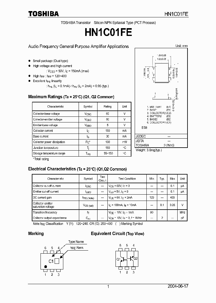 HN1C01FE_6868898.PDF Datasheet