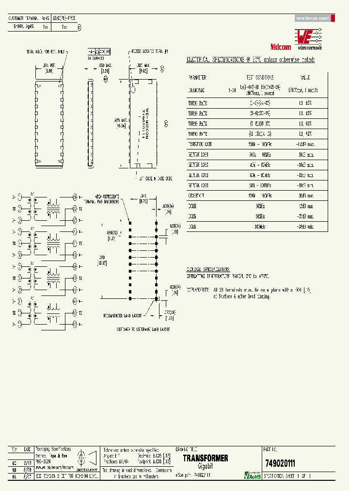 749020111_6953146.PDF Datasheet