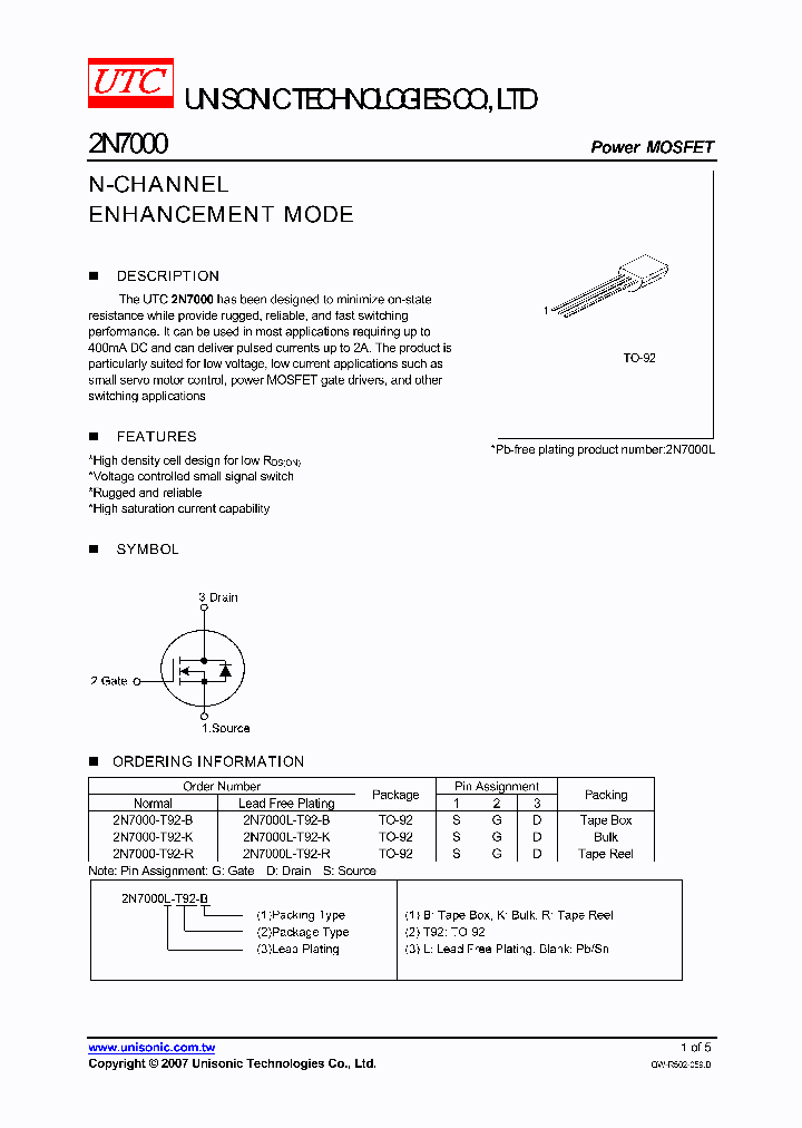 2N7000L-T92-K_6872335.PDF Datasheet