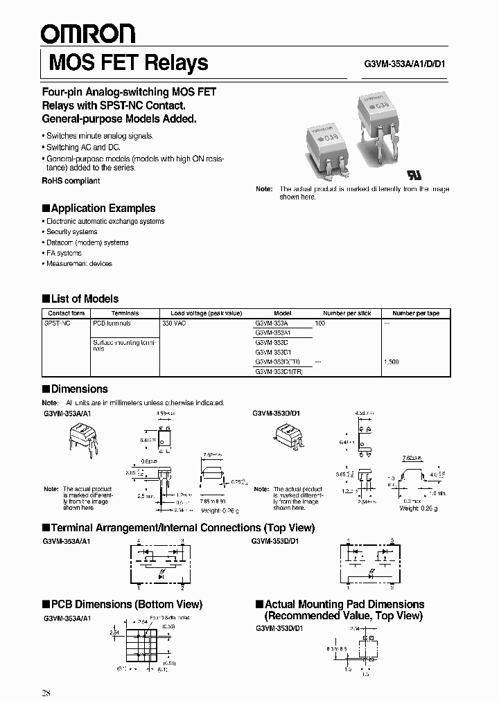 G3VM-353D1TR_6873818.PDF Datasheet