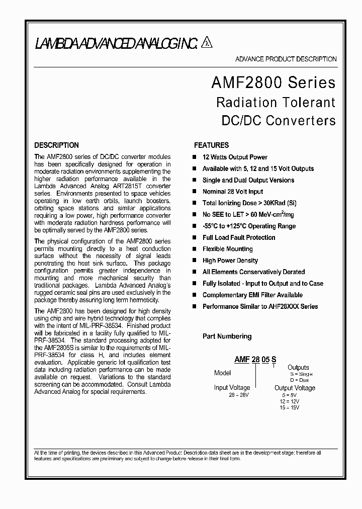 AMF2815S_6868922.PDF Datasheet