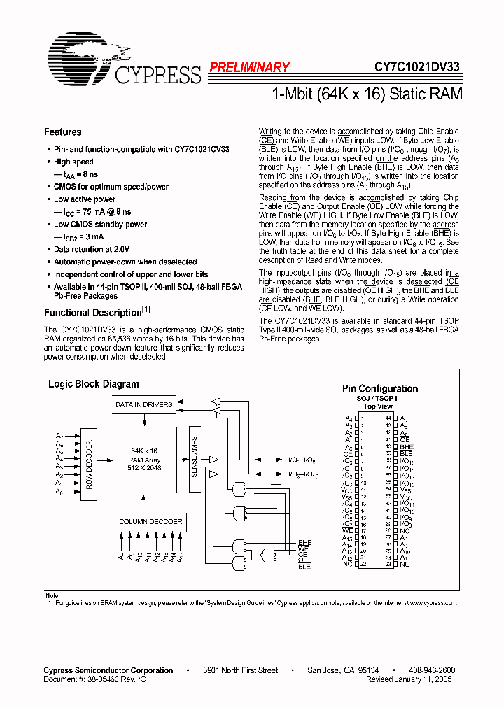 CY7C1021DV33-10ZXC_6876861.PDF Datasheet