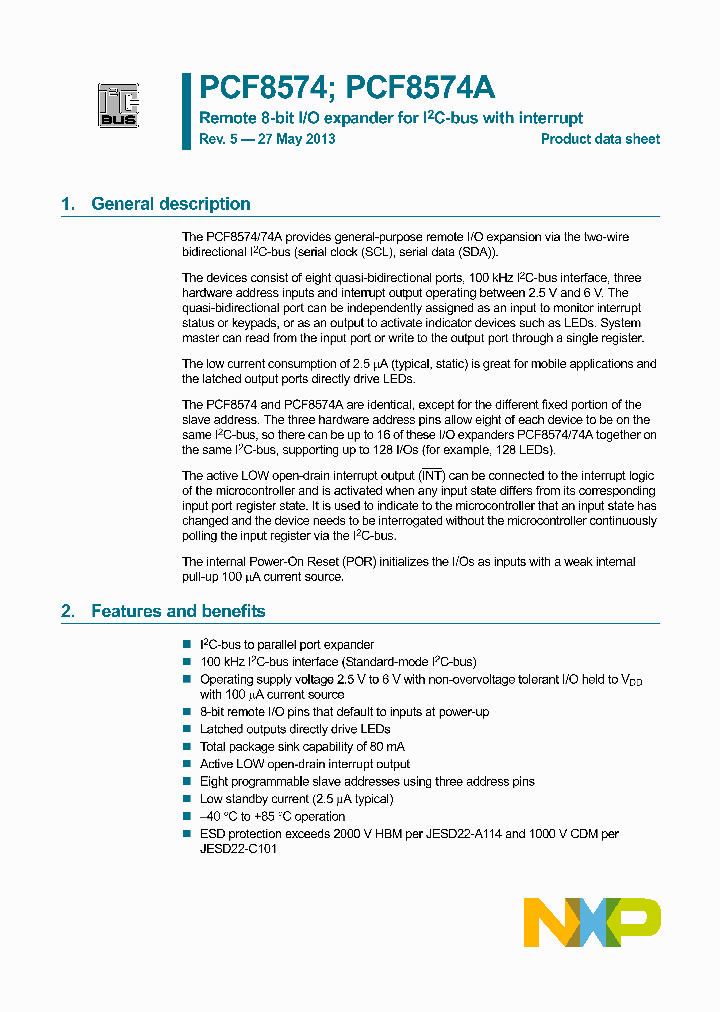 PCF8574T-3518_6954263.PDF Datasheet