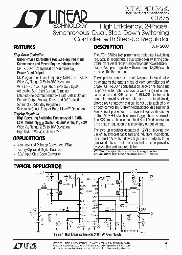 LTC1876EGTRPBF_6878733.PDF Datasheet