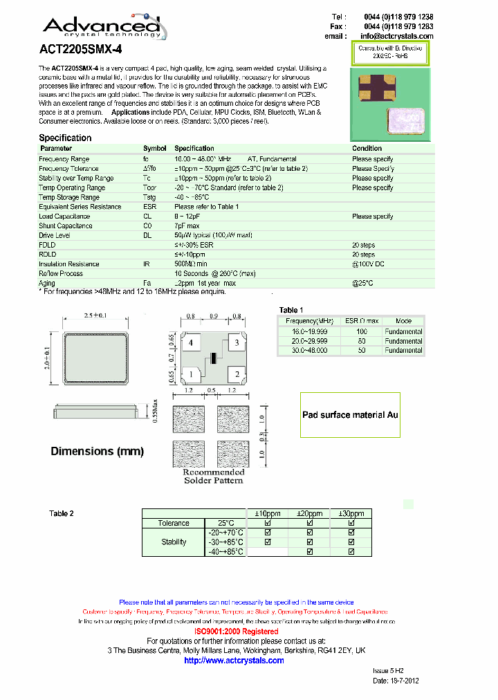 ACT2205SMX-4_6954496.PDF Datasheet
