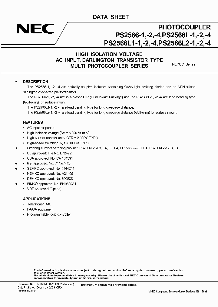 PS2566L-4-V_6880509.PDF Datasheet