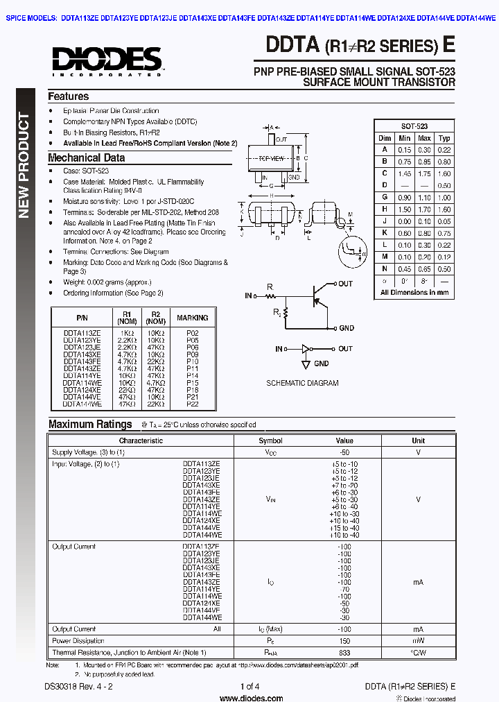 DDTA143ZE-13_6881154.PDF Datasheet
