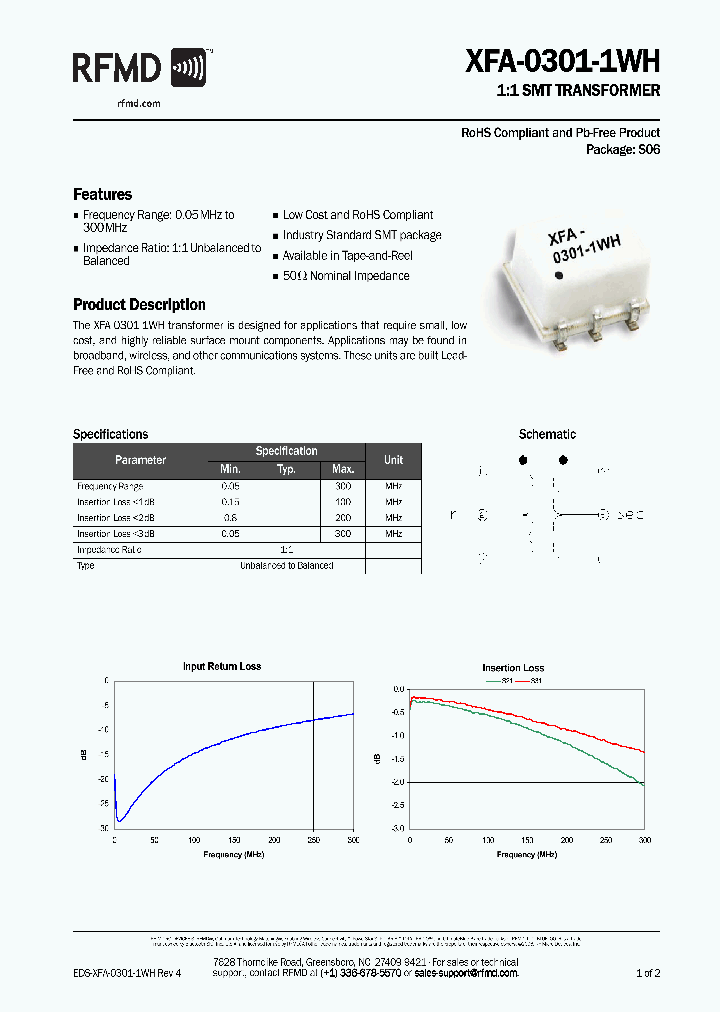 XFA-0301-1WH_6882260.PDF Datasheet