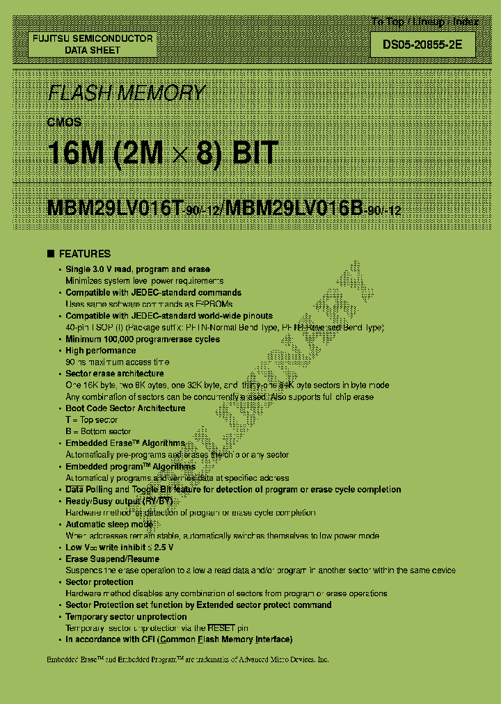 MBM29LV016T-90PFTN_6883332.PDF Datasheet