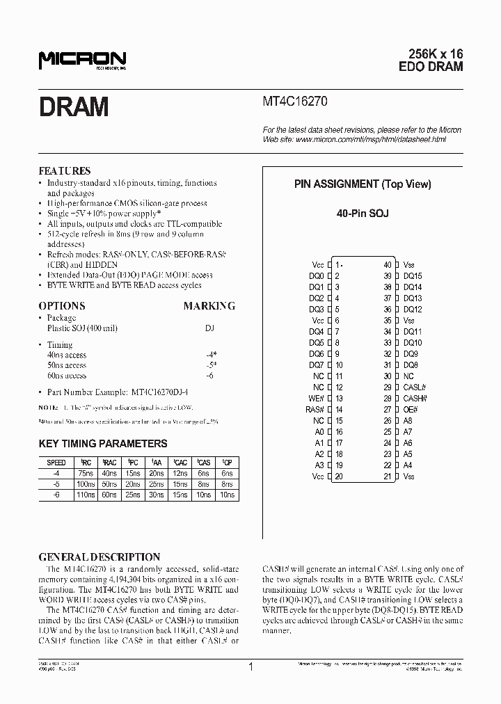 MT4C16270DJ-4_6883865.PDF Datasheet