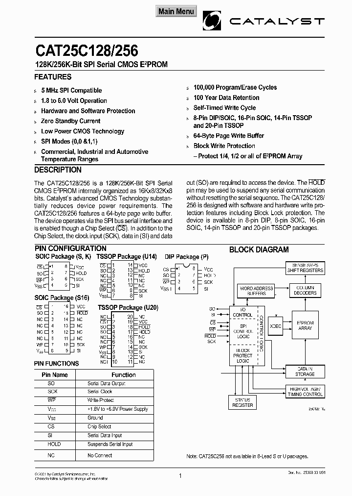 CAT25C256Y14-18_6884144.PDF Datasheet