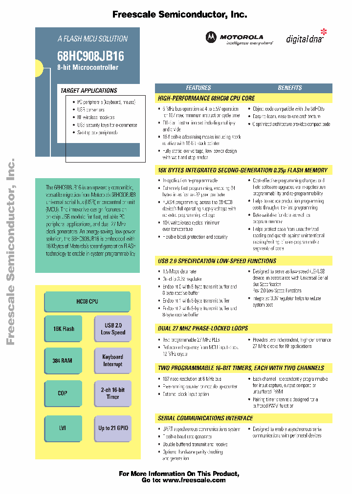 68HC908JB16FS_6884682.PDF Datasheet