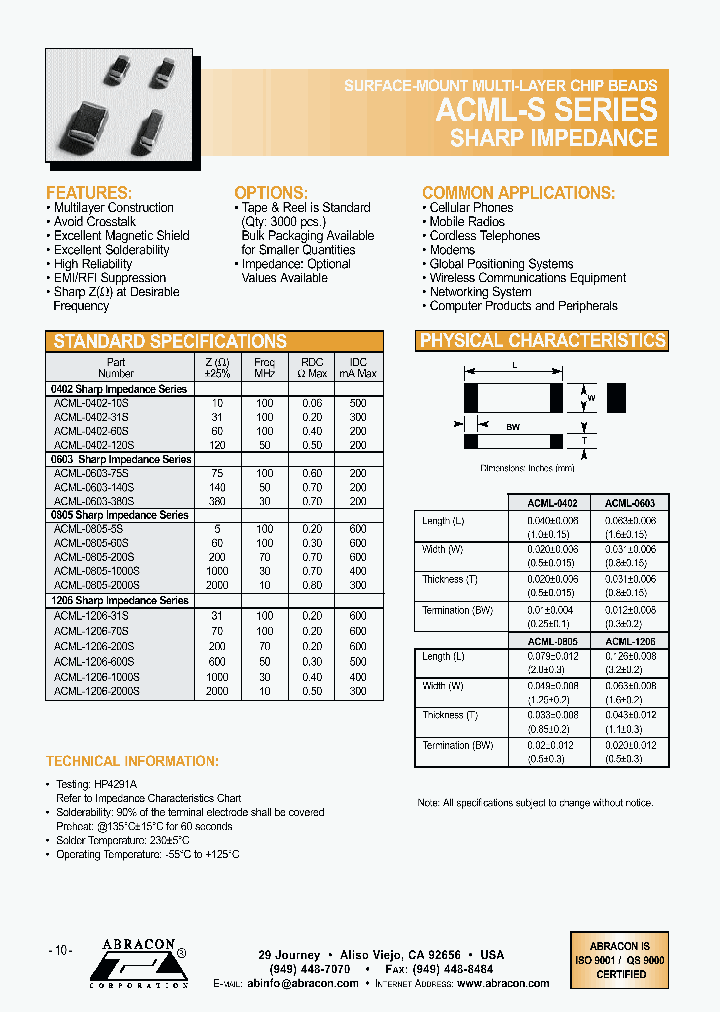 ACML-0402-60S_6885630.PDF Datasheet