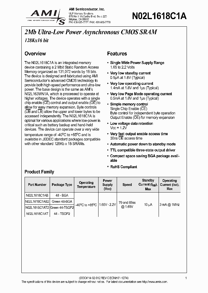 N02L1618C1AT-70I_6886789.PDF Datasheet