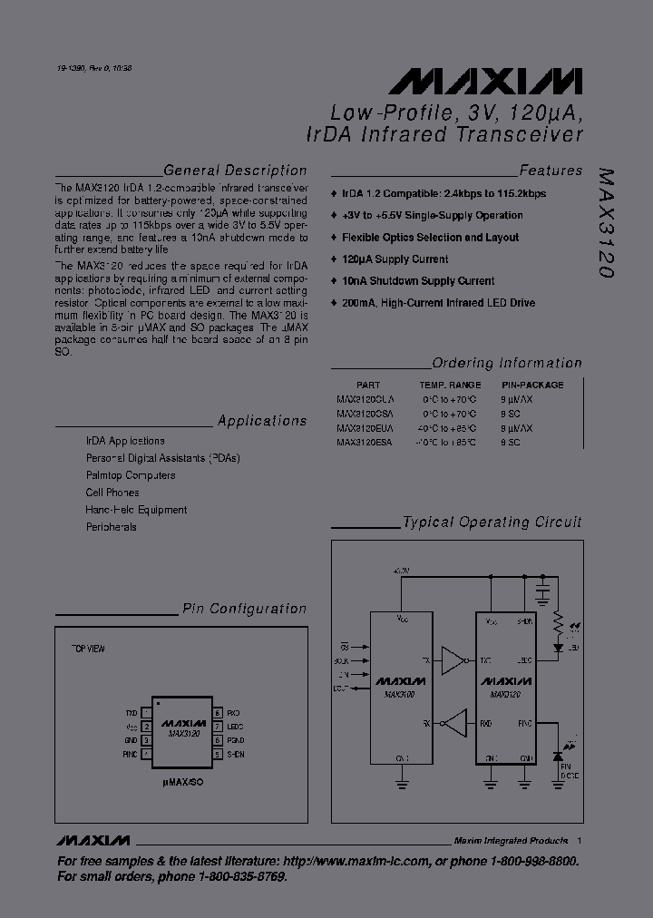 MAX3120ESA_6887577.PDF Datasheet