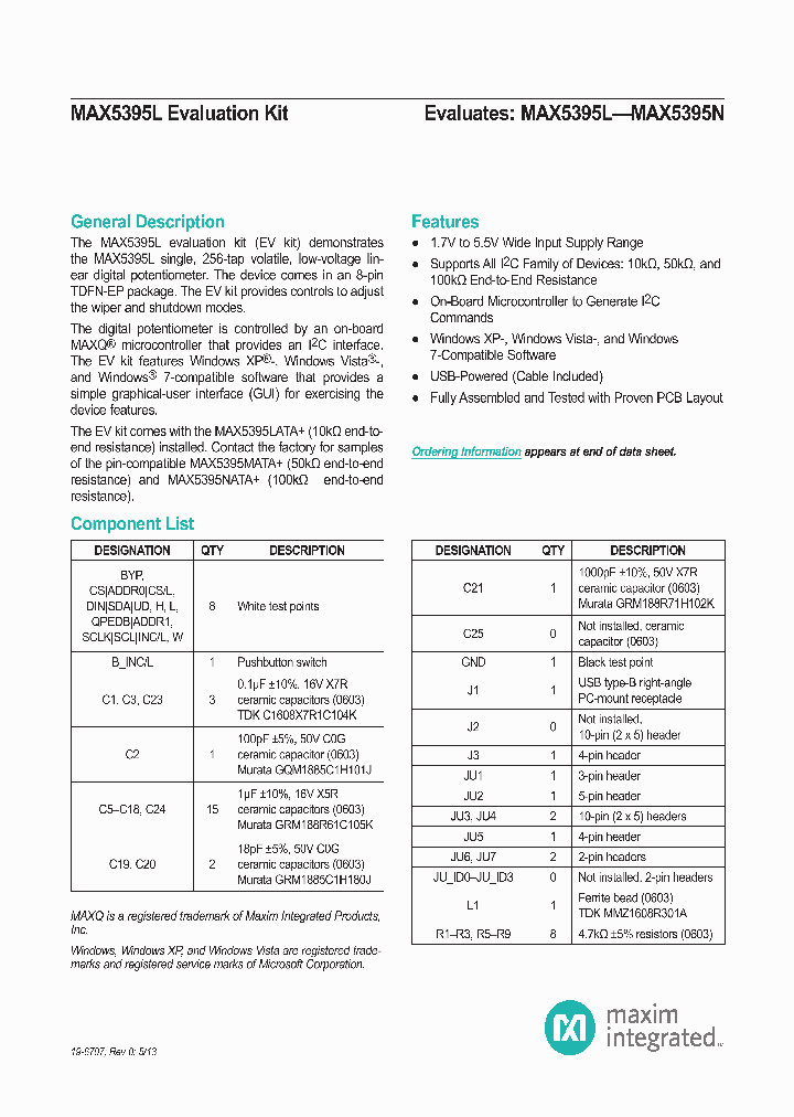 MAX5395LEVKIT_6955344.PDF Datasheet