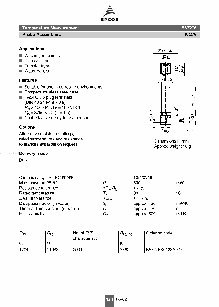 B57276K276_6955383.PDF Datasheet