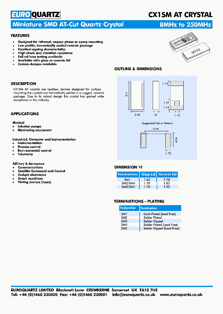 CX1-C-SM2-2500M10030M_6890934.PDF Datasheet