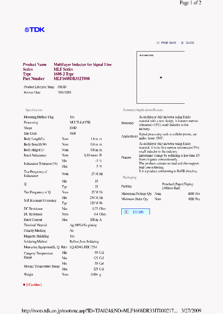 MLF1608DR33JT000_6891754.PDF Datasheet