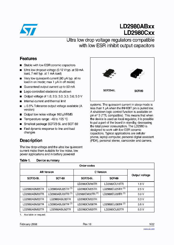 LD2980ABU25TR_6894528.PDF Datasheet