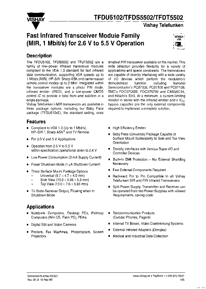 VISHAYTELEFUNKEN-TFDS5502-TR3_6890162.PDF Datasheet