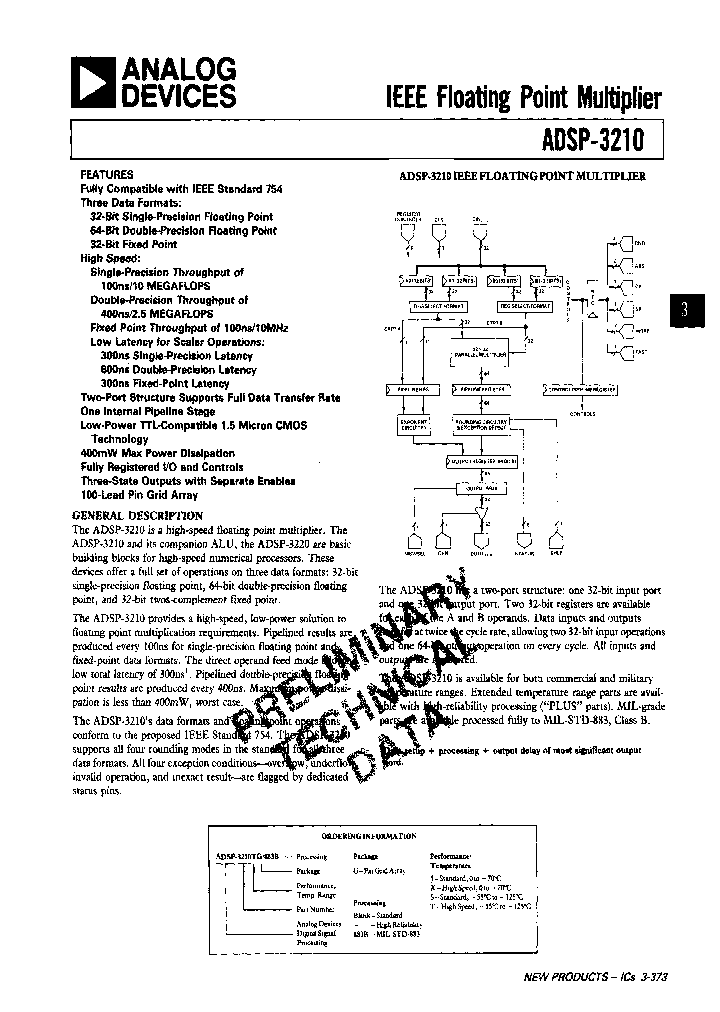 ADSP-3210SG_6895387.PDF Datasheet
