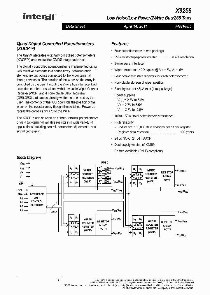 X9258US24I-27T1_6895163.PDF Datasheet