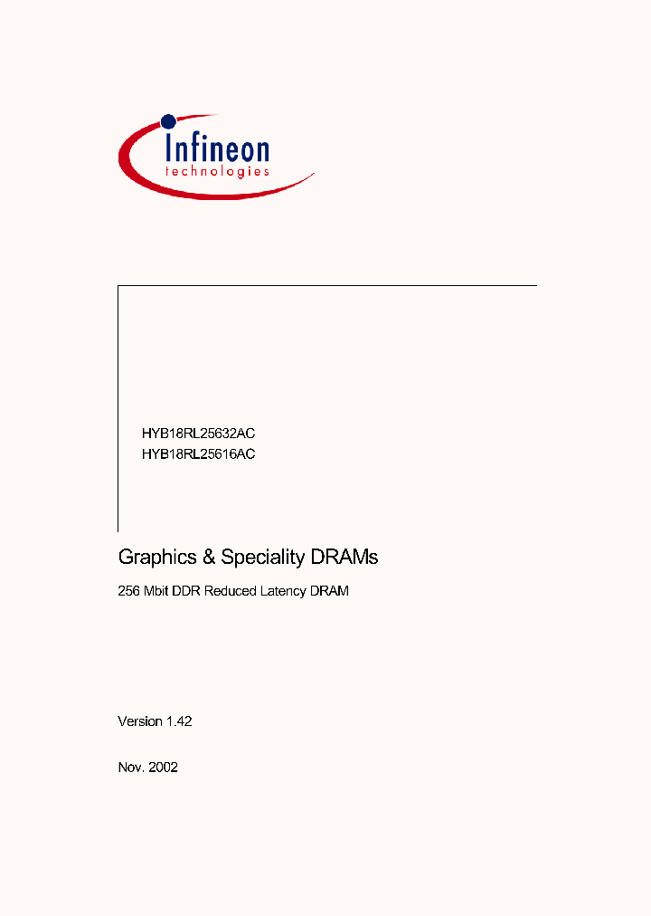 HYB18RL25616AC-33_6894584.PDF Datasheet