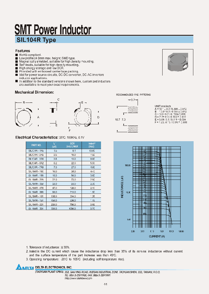 SIL104R-3R8_6896949.PDF Datasheet