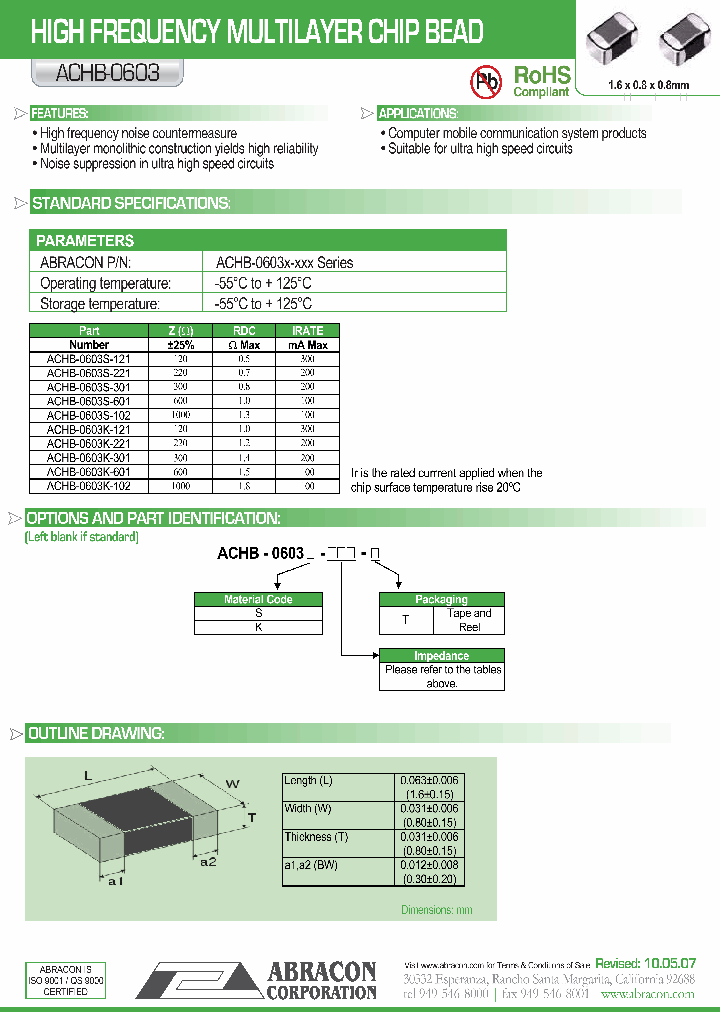 ACHB-0603S-121-T_6900130.PDF Datasheet