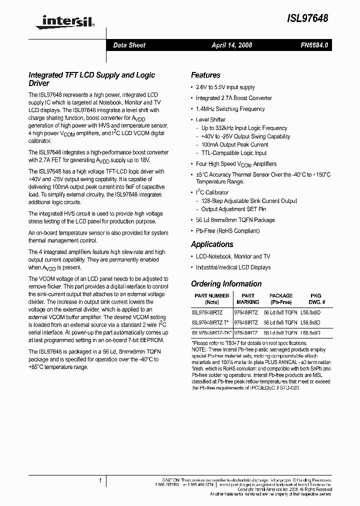 ISL97648IRTZ_6896964.PDF Datasheet