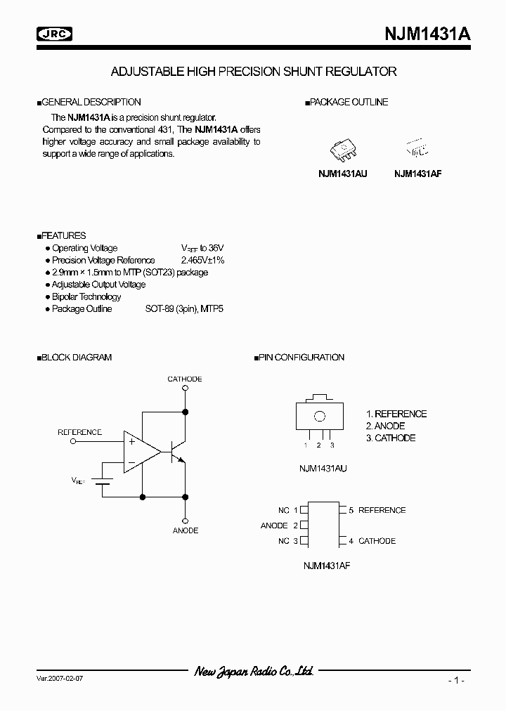 NJM1431AF_6904838.PDF Datasheet