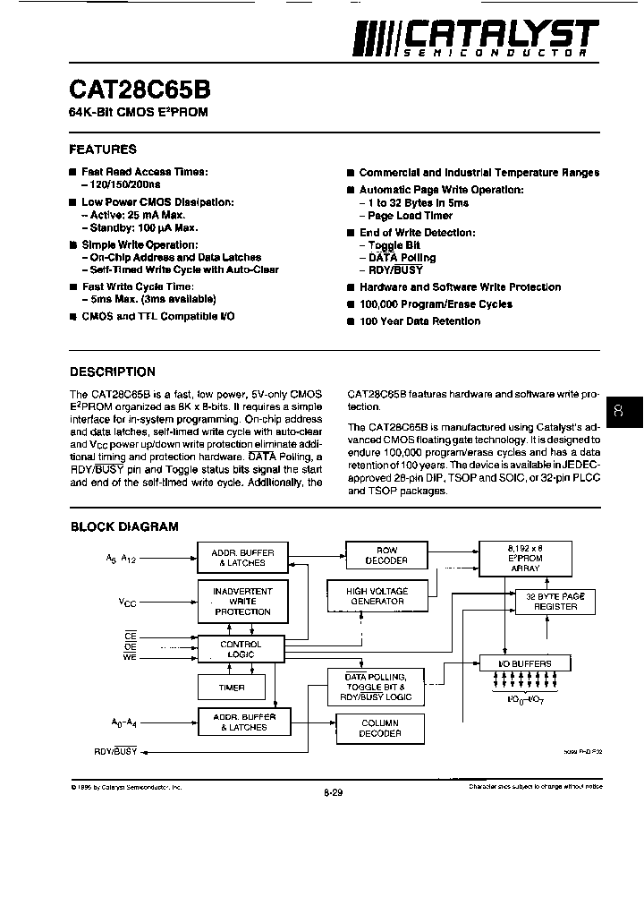 CAT28C65BJI-12TE13_6904095.PDF Datasheet