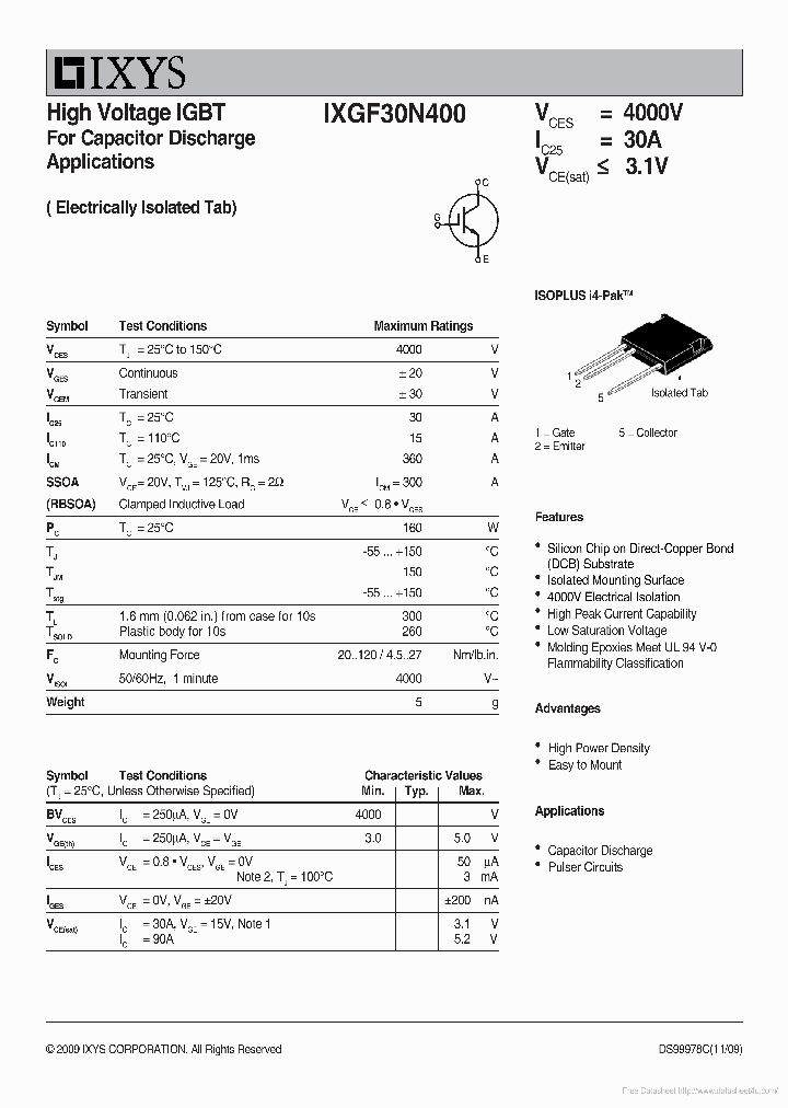 IXGF30N400_6958026.PDF Datasheet