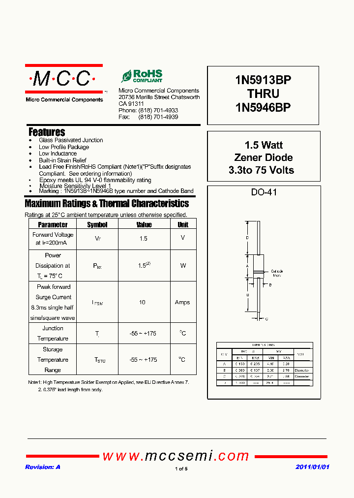 1N5941BP-BP_6904176.PDF Datasheet