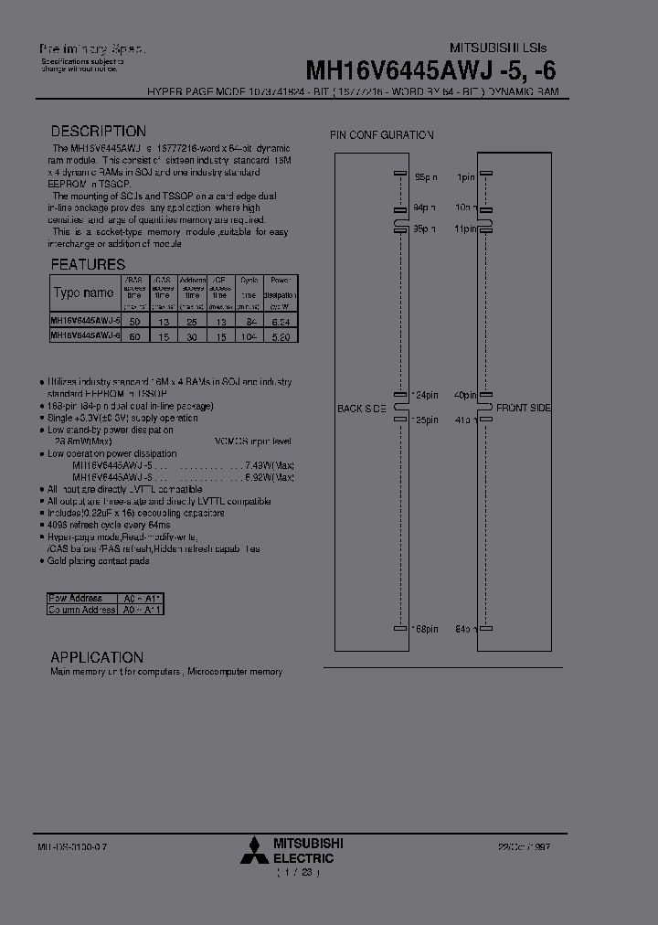 MH16V6445AWJ-5_6905175.PDF Datasheet