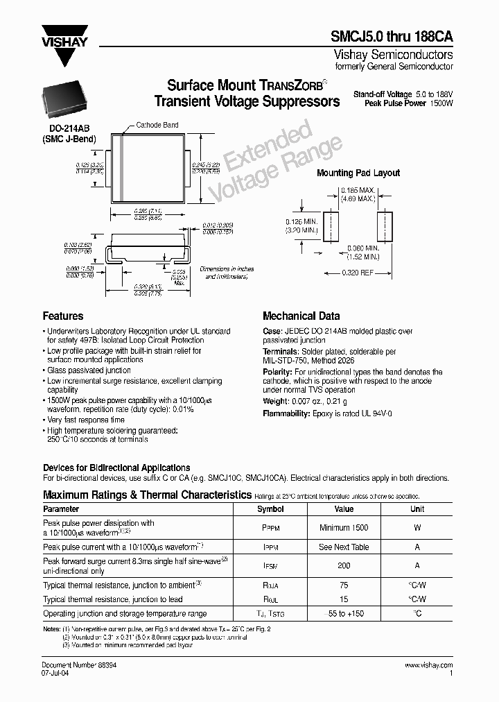 SMCJ50A-E3_6908296.PDF Datasheet