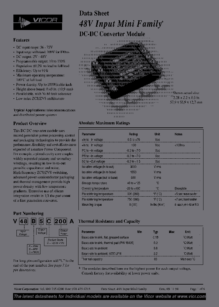 V48B33C150AL_6910951.PDF Datasheet