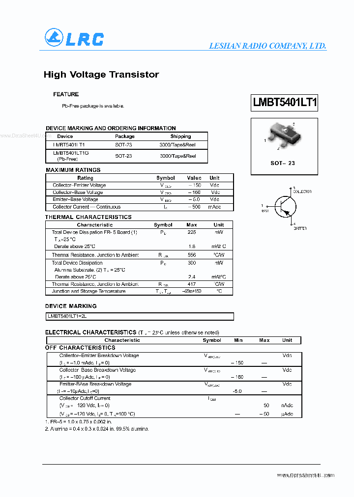 LMBT5401LT1_6958573.PDF Datasheet