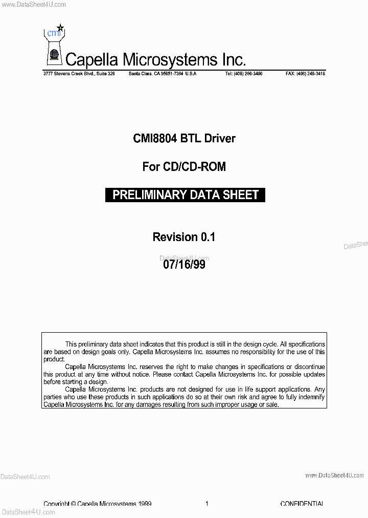 CMI8804_6958582.PDF Datasheet