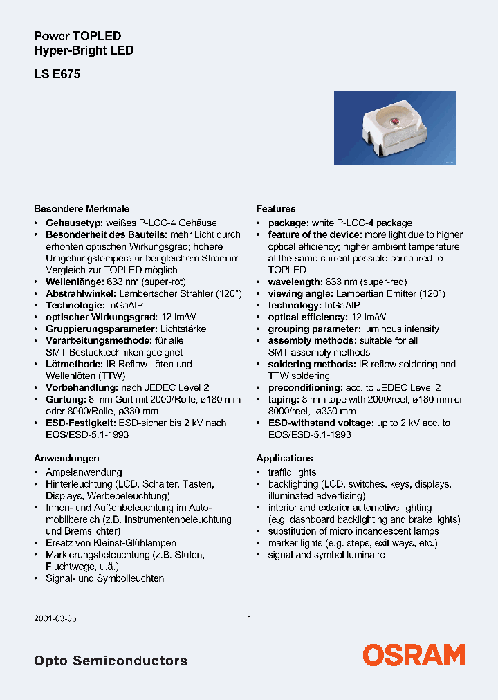 LSE675-T1U2-1_6911274.PDF Datasheet