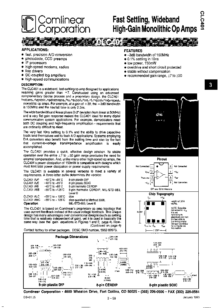 CLC401AIB_6913399.PDF Datasheet