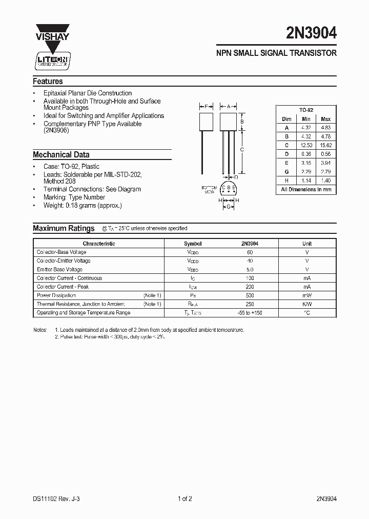 2N3904_6912934.PDF Datasheet