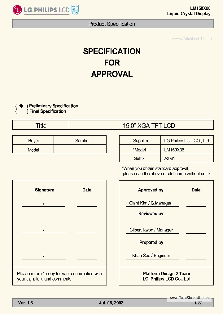 LM150X06-A3M1_6958757.PDF Datasheet