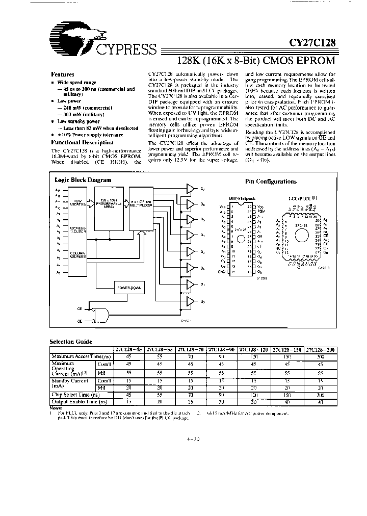 CY27C128-45JIR_6914442.PDF Datasheet