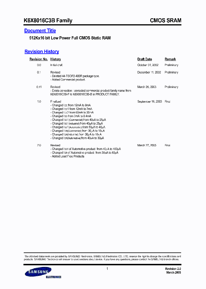 K6X8016C3B-UB700_6915283.PDF Datasheet