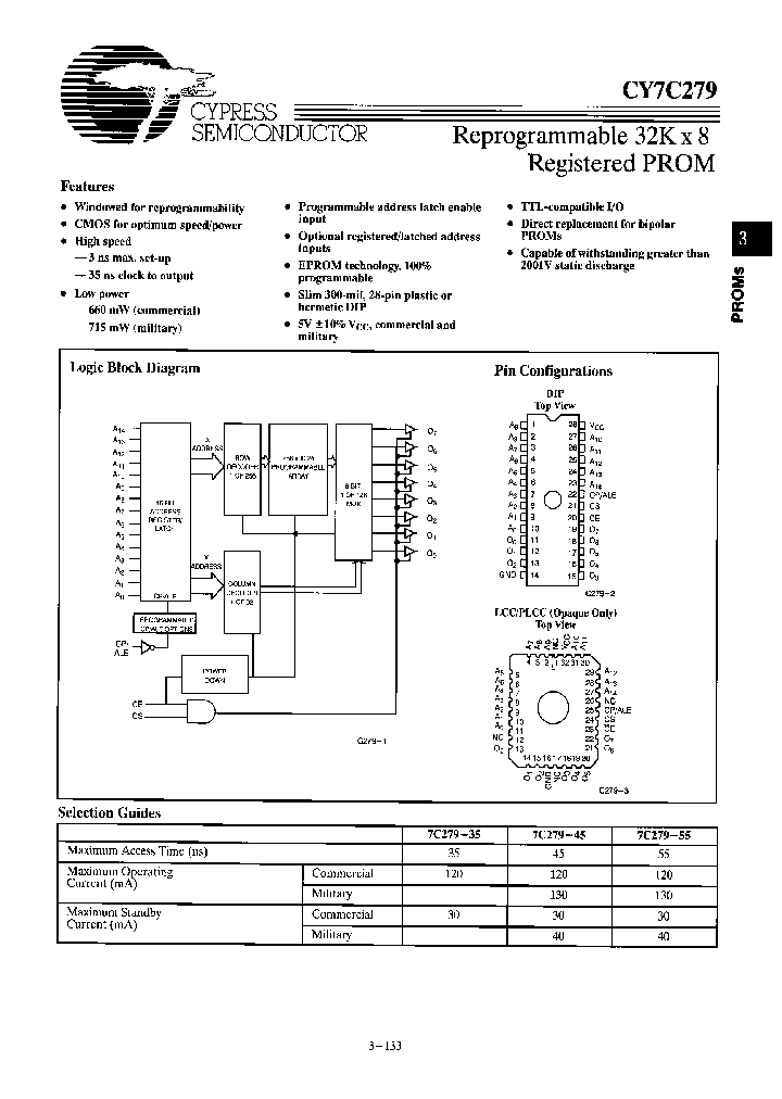 CY7C279-45JC_6910089.PDF Datasheet